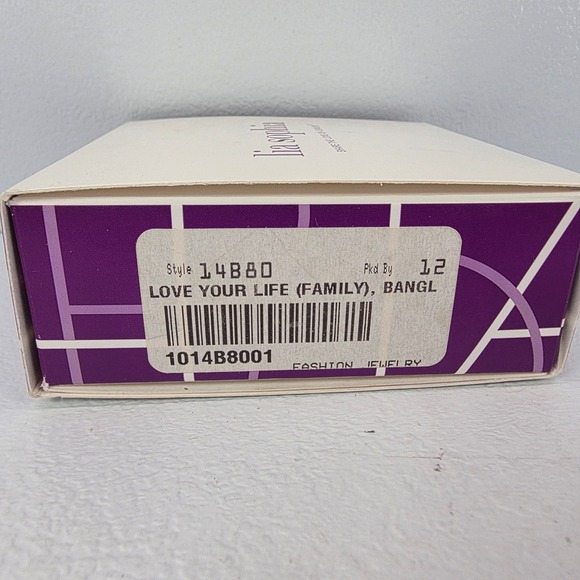 Lia Sophia Love Your Life Family Tree Charm Bangle Bracelet Fashion Jewelry - Picture 4 of 4